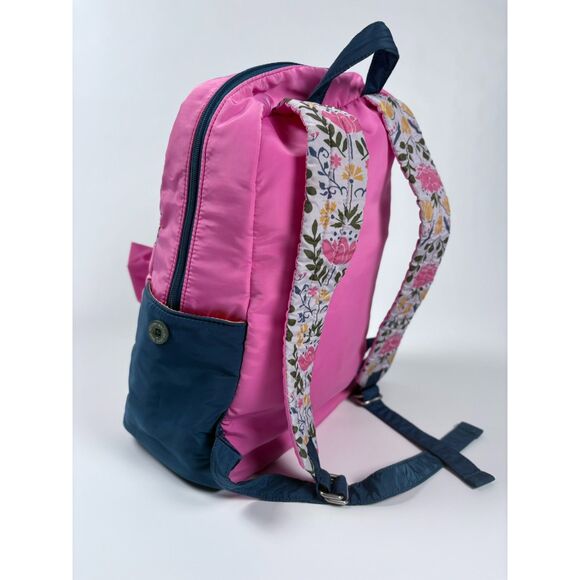 Matilda Jane Girls Backpack | Quilted Floral Print | Pink Bow | School Bag - Picture 4 of 8